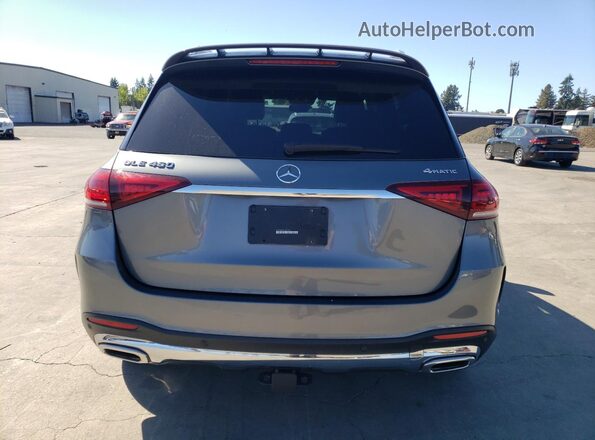 4JGFB5KB0MA389220 2021 MERCEDES-BENZ GLE Gray Widok z tyłu