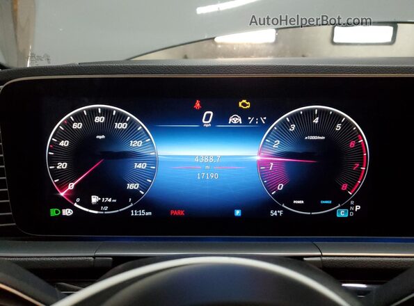 4JGFB5KB4RB138265 2024 MERCEDES-BENZ GLE Gray ხელსაწყოთა პანელის ხედი