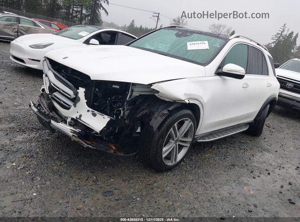 4JGFB5KB5NA703106 2022 MERCEDES-BENZ GLE 450 Белый Передняя левая четверть