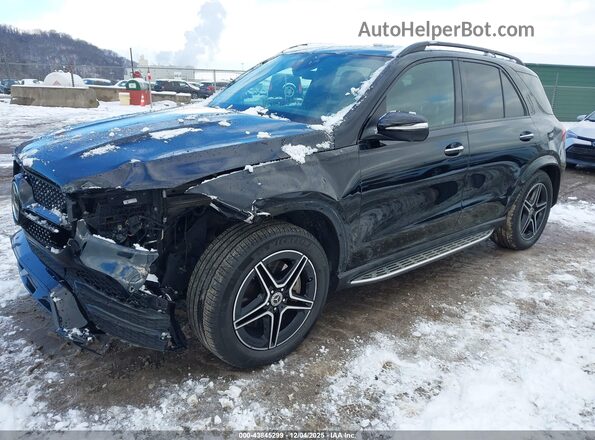 4JGFB5KB7NA653065 2022 MERCEDES-BENZ GLE 450 Черный Передняя левая четверть