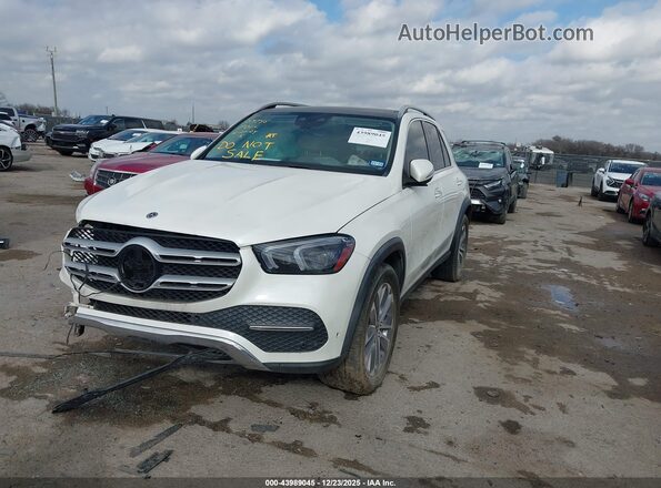 4JGFB5KB9NA584671 2022 MERCEDES-BENZ GLE 450 White წინა მარცხენა ხედი სამი მეოთხედიდან