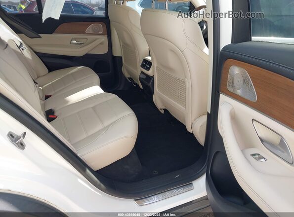 4JGFB5KB9NA584671 2022 MERCEDES-BENZ GLE 450 White VIN კოდის სტიკერის ხედი
