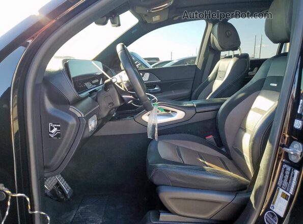 4JGFB6BEXMA299539 2021 MERCEDES-BENZ GLE Black Front interior view