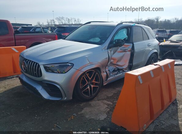 4JGFB8KB6RA904729 2024 MERCEDES-BENZ AMG GLE 63 Silver Առջևի ձախ երեք քառորդ տեսարան