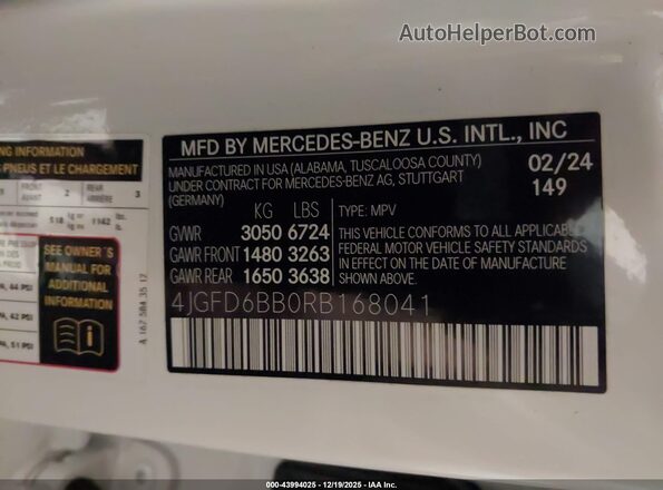 4JGFD6BB0RB168041 2024 MERCEDES-BENZ AMG GLE 53 COUPE White Вид підкапотного простору
