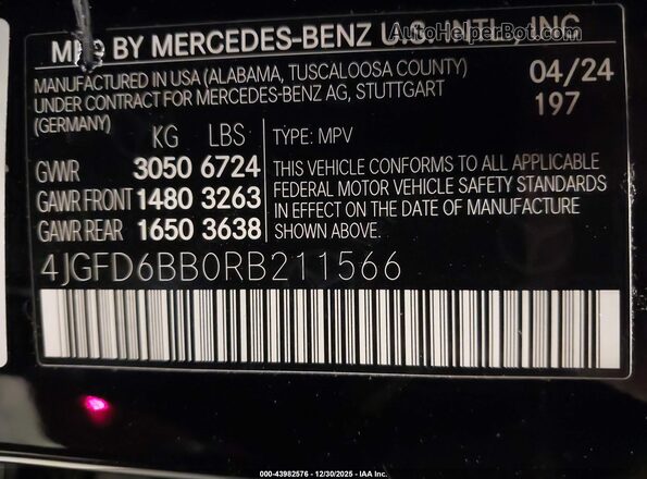 4JGFD6BB0RB211566 2024 MERCEDES-BENZ AMG GLE 53 COUPE Black Շարժիչի բաժամունքի տեսք
