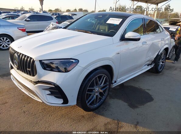4JGFD6BB4SB335149 2025 MERCEDES-BENZ AMG GLE 53 COUPE Белый Передняя левая четверть