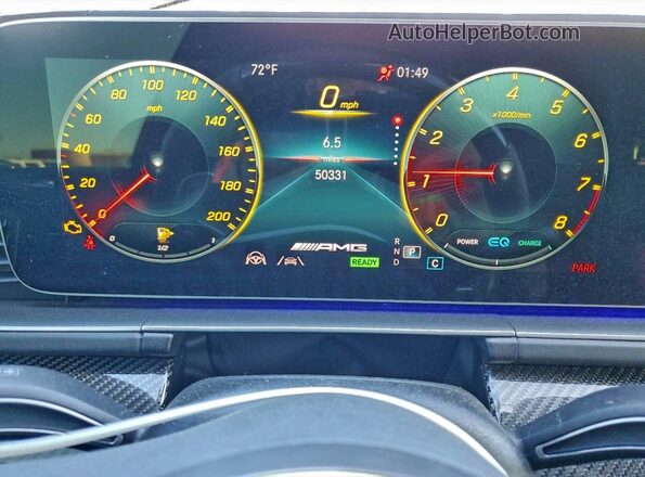 4JGFD8KB5MA566842 2021 MERCEDES-BENZ GLE Gray Vista del cuadro de instrumentos