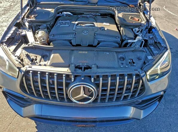 4JGFD8KB5MA566842 2021 MERCEDES-BENZ GLE Gray Vista del compartimento del motor