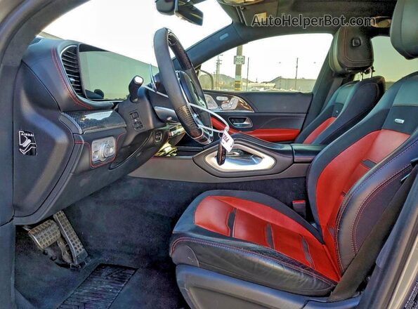 4JGFD8KB5MA566842 2021 MERCEDES-BENZ GLE Gray Vista interior delantera