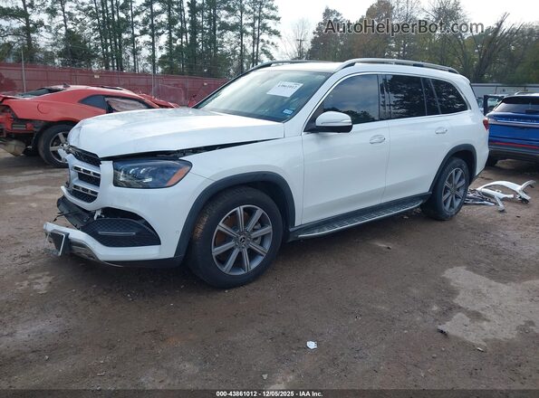4JGFF5KE2LA086520 2020 MERCEDES-BENZ GLS 450 White წინა მარცხენა ხედი სამი მეოთხედიდან