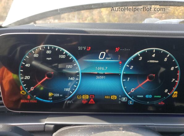 4JGFF5KE8PA953702 2023 MERCEDES-BENZ GLS Silver Instrument cluster view