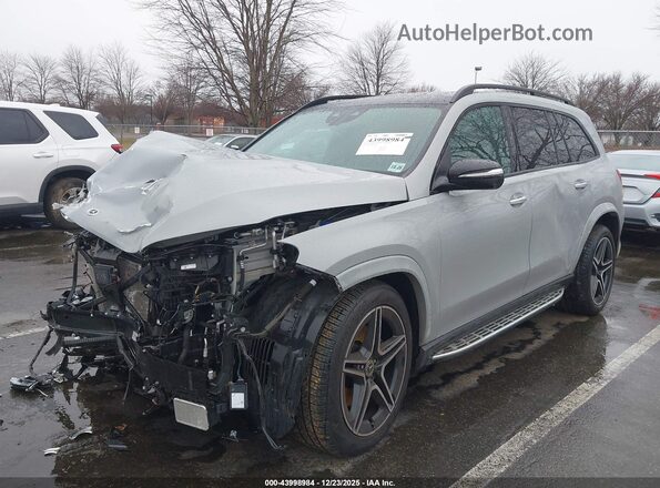 4JGFF5KEXRB081570 2024 MERCEDES-BENZ GLS 450 Gray წინა მარცხენა ხედი სამი მეოთხედიდან