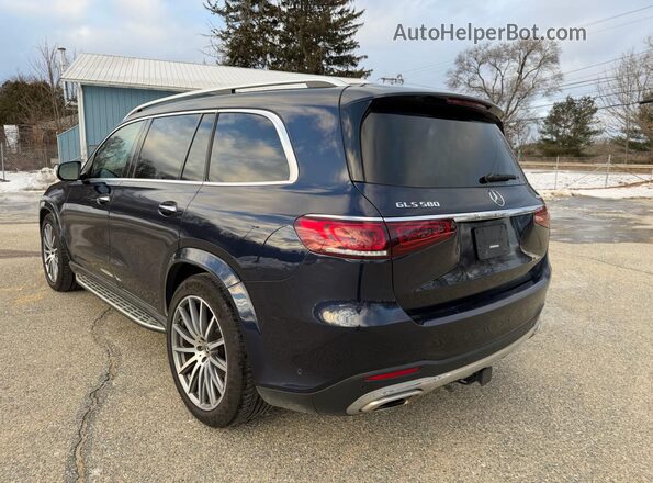 4JGFF8GE1MA481459 2021 MERCEDES-BENZ GLS Blue Передня права чверть
