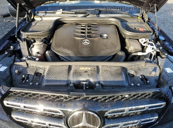 4JGFF8GE4MA435107 2021 MERCEDES-BENZ GLS Blue Engine compartment view