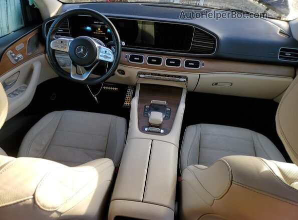 4JGFF8GE4MA435107 2021 MERCEDES-BENZ GLS Blue Dashboard view