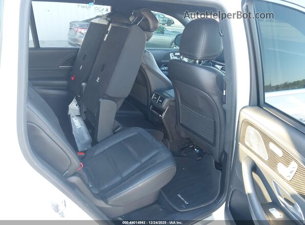 4JGFF8KE3MA276734 2021 MERCEDES-BENZ AMG GLS 63 White VIN კოდის სტიკერის ხედი