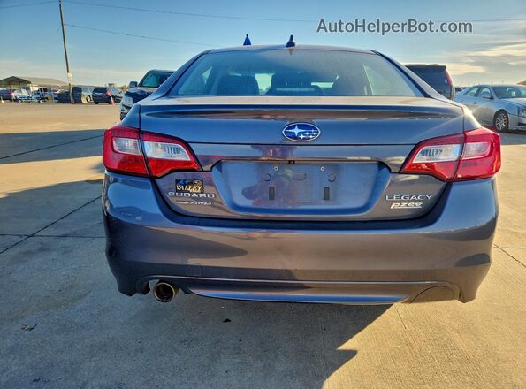 4S3BNAC68H3003058 2017 SUBARU LEGACY Gray Հետևի տեսք