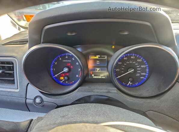 4S3BNAC68H3003058 2017 SUBARU LEGACY Gray Սարքավորումների վահանակի տեսք