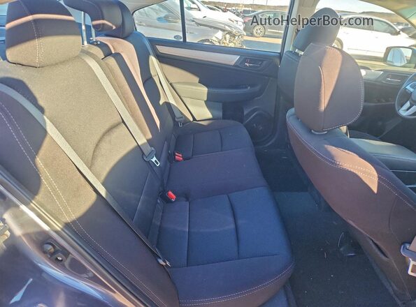 4S3BNAC68H3003058 2017 SUBARU LEGACY Gray Հետևի նստատեղերի տեսք