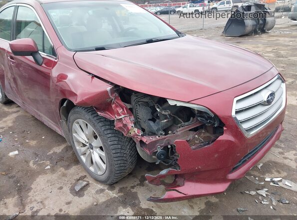 4S3BNAD62H3041173 2017 SUBARU LEGACY Maroon Widok z przodu