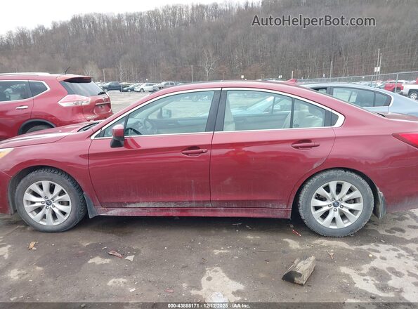 4S3BNAD62H3041173 2017 SUBARU LEGACY Maroon Widok wnętrza 360 stopni