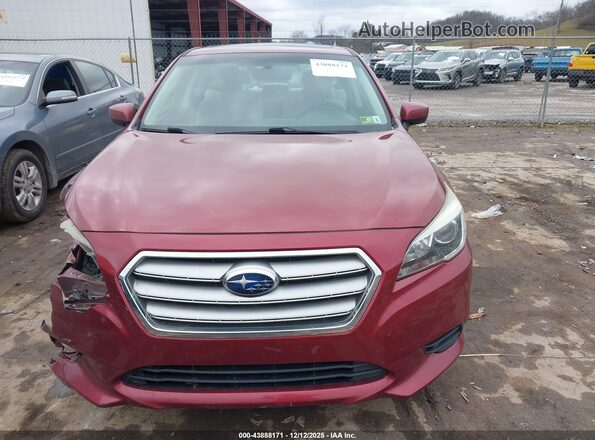 4S3BNAD62H3041173 2017 SUBARU LEGACY Maroon Widok zestawu wskaźników