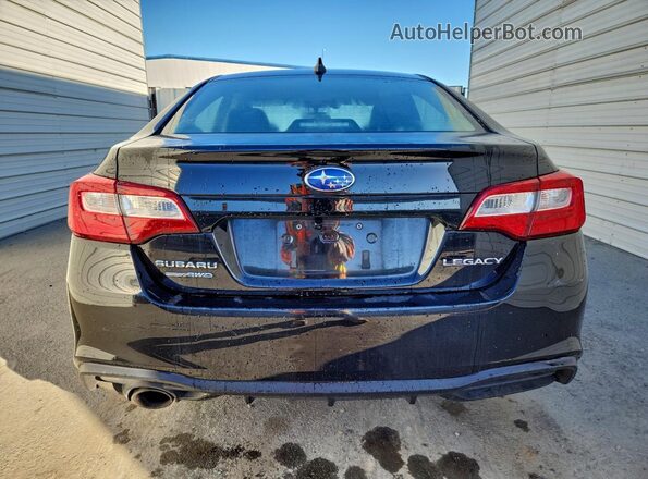 4S3BNAF67K3018640 2019 SUBARU LEGACY Black Հետևի տեսք