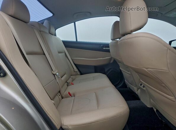 4S3BNAL6XG3010995 2016 SUBARU LEGACY Gold Հետևի նստատեղերի տեսք