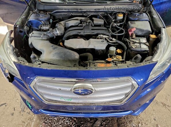 4S3BNBD65G3049448 2016 SUBARU LEGACY Blue Rear seats view
