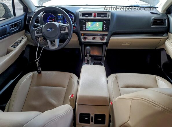 4S3BNEN66H3052991 2017 SUBARU LEGACY White Widok deski rozdzielczej