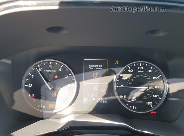 4S3BWAC60S3005195 2025 SUBARU LEGACY Silver Instrument cluster view