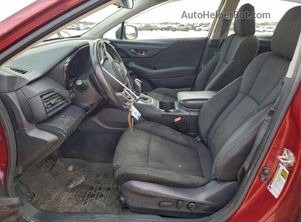 4S3BWAC63M3002875 2021 SUBARU LEGACY Red Vista interior delantera