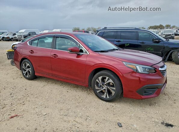 4S3BWAC63M3002875 2021 SUBARU LEGACY Red Delantero derecho
