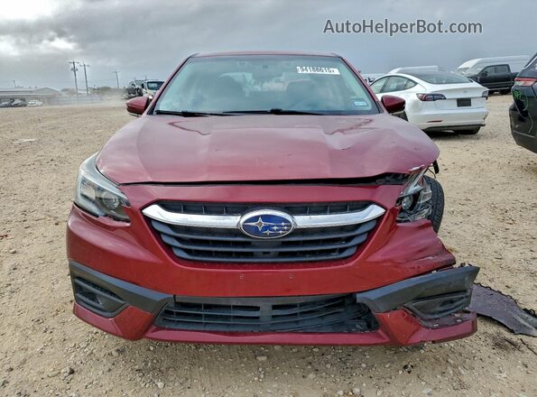 4S3BWAC63M3002875 2021 SUBARU LEGACY Red Vista frontal