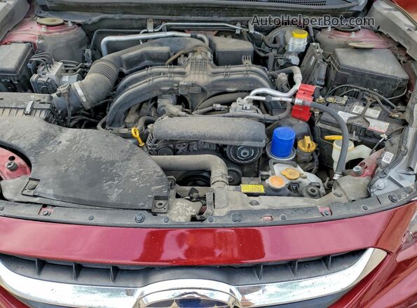 4S3BWAC63M3002875 2021 SUBARU LEGACY Red Vista interior trasera