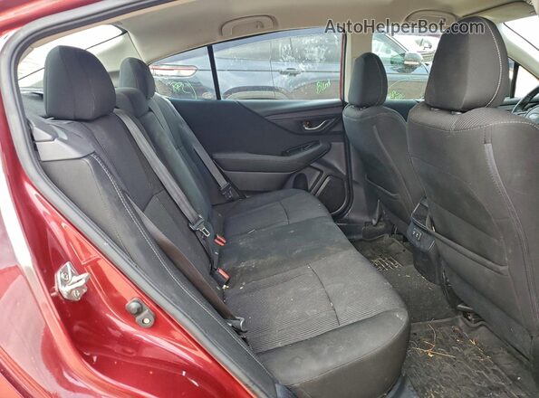 4S3BWAC63M3002875 2021 SUBARU LEGACY Red Vista de los asientos traseros