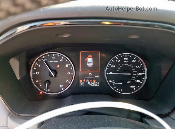 4S3BWAC65L3013410 2020 SUBARU LEGACY Blue ხელსაწყოთა პანელის ხედი
