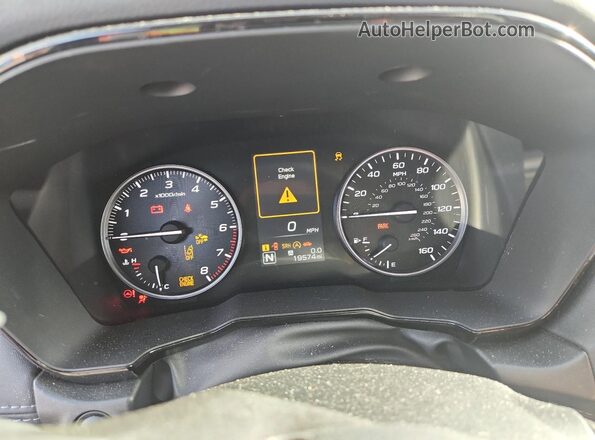 4S3BWAC67N3024766 2022 SUBARU LEGACY White Вид щитка приладів