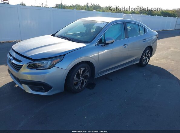 4S3BWAC68L3023252 2020 SUBARU LEGACY Silver Передня ліва чверть