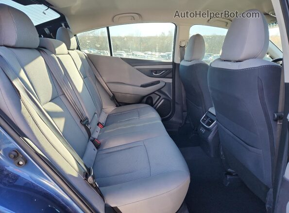 4S3BWAD69N3012858 2022 SUBARU LEGACY Blue Rear seats view