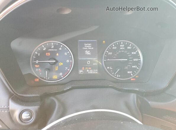 4S3BWAF63M3019686 2021 SUBARU LEGACY Gray ხელსაწყოთა პანელის ხედი