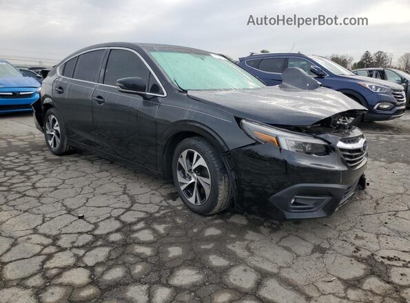 4S3BWAF66M3016734 2021 SUBARU LEGACY Black Передня права чверть