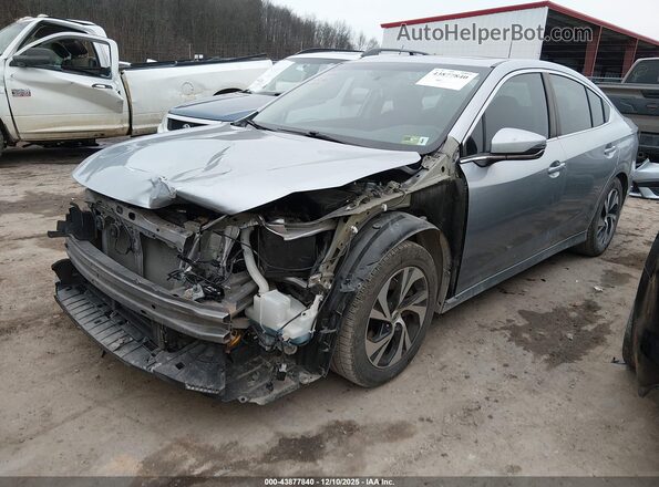 4S3BWAF69M3020714 2021 SUBARU LEGACY Light Blue Vista tres cuartos delantera izquierda