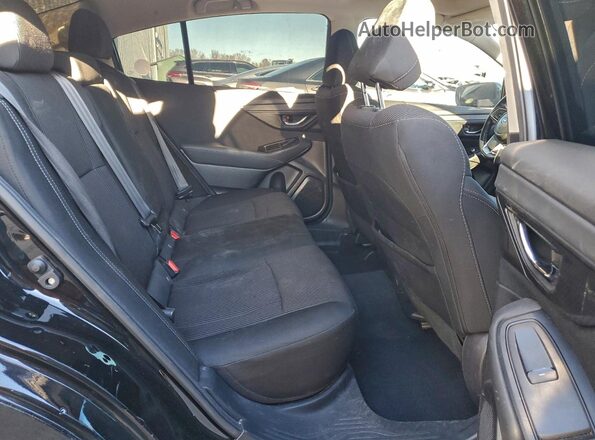 4S3BWAF69N3017314 2022 SUBARU LEGACY Black Widok tylnych siedzeń