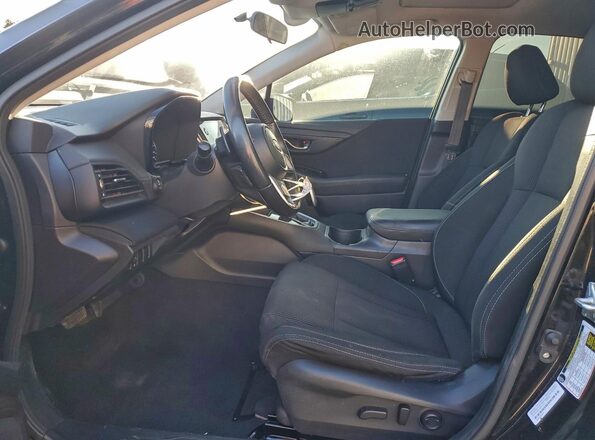 4S3BWAF69N3017314 2022 SUBARU LEGACY Black Widok wnętrza z przodu