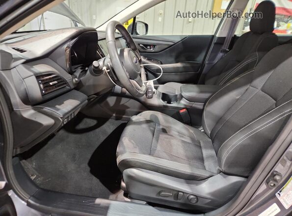 4S3BWAF69P3009622 2023 SUBARU LEGACY Charcoal წინა სალონის ხედი