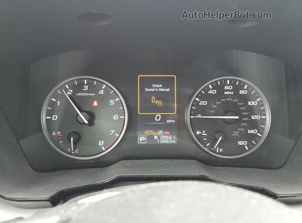 4S3BWAF69R3015911 2024 SUBARU LEGACY Silver Вид щитка приладів