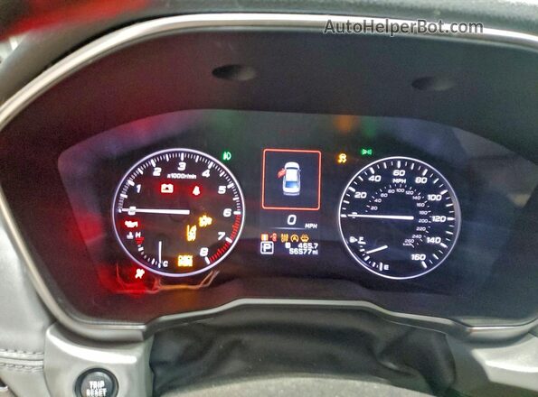 4S3BWAM64N3003615 2022 SUBARU LEGACY Синий Вид щитка приборов
