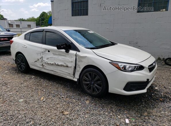 4S3GKAA64N1603830 2022 SUBARU IMPREZA Белый Передняя правая четверть